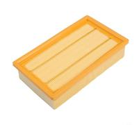 HQRP - Filtro de papel plisado plano para extractor de polvo Bosch VF100 VAC090 VAC140, filtración eficiente de suciedad seca, pieza de repuesto directo, 240 x 140 x 56 mm