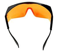 HQRP Gafas de protección UV con tinte naranja para campo de tiro, Airsoft, pistolas Nerf, Racquetball UV Medidor del sol