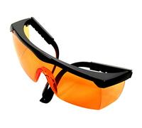 HQRP Gafas de seguridad UV con lentes naranjas para curado UV de revestimientos/tintas, pintura, Trabajadores de imprenta y litografía