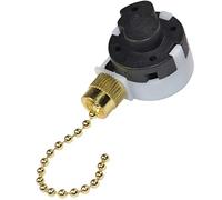 HQRP Interruptor 3 velocidades 4 cables cadena de tracción ventilador de techo para Harbor Breeze ventilador de techo, función L-1-2-3, L-2-3, L-1-3, L-1-2 + posavasos HQRP