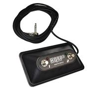 HQRP Interruptor de pie de amplificador de guitarra de 2 botones para Peavey 03022920; encaja Nashville, ValveKing, Windsor, 6505 Head, 6505 112 Combo amps