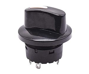 HQRP Interruptor giratorio con perilla 120 V 8 A 1 polo 7 vías SP7T