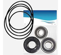 HQRP Kit de rodamientos y sellos compatible con LG Kenmore 4036ER2004A 4036ER4001B 4280FR4048E 4280FR4048L WM2432HW WM2442HW WM2455HG WM2487HRM WM2501HVA WM2677HSM Reemplazo de la tina