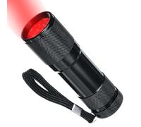HQRP Linterna de luz roja de bolsillo 9 LED para ver mapas de estrellas, actividades nocturnas