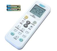 HQRP Mando a distancia compatible con Aire Acondicionado PANASONIC DIY Daewoo LG Sharp Samsung ELECTROLUX SANYO AMCOR y otros
