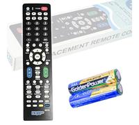 HQRP Mando a Distancia Universal para televisores de Sharp LC-52SB57U LC-60E78UN LC-60E79U LC-60LE600U LC-60LE6300U LC-60LE630U HD AQUOS LED TV