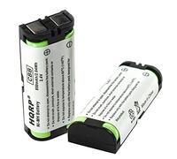 HQRP Paquete de 2 baterías de teléfono compatibles con Panasonic HHR-P105 KX-242 KX-2420 KX-TG2420B KX-TG2420W KX-TG2421W KX-TG2422W KX-TG2432PK KX-TG2632PK KX-TGA570S KX-TGA570S KX-TGA570S