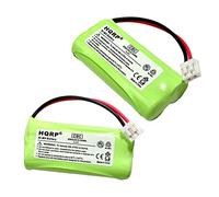 HQRP Paquete de 2 baterías inalámbricas para teléfono compatibles con VTECH BT183348 BT283348 89-1326-00-00 89-1300-00-00 8913260000 89-1300-01-00 89-1330-01-00 Repuesto