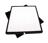 HQRP True HEPA filtro y 2 prefiltros de carbón activado compatibles con GermGuardian AC5900WCA, AC5900WDLX purificadores de aire, parte J FLT5900 reemplazo