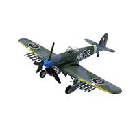 HQRTYBI 1:72 para British Typhoon MK.1B Fighter Aircraft Simulation Modelo terminado Decoración de escritorio Regalo coleccionable