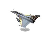 HQRTYBI 1:72 para French Rafale Fighter Jet Display con base para dormitorio, cafeterías, estantería regalo (amarillo)