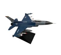 HQRTYBI 1:72 para YF-16 Jet Aircraft Adorno coleccionable modelo estático presente (azul)