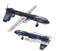 HQRTYBI Para J30 J31 Su35 Su57 F16 F18 F35 B-2A SR-71 RQ-4 J10 J15 Fighter Jet Alloy Military Model Accesorios de escritorio (verde claro)