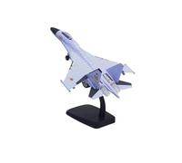 HQRTYBI Para J30 J31 Su35 Su57 F16 F18 F35 B-2A SR-71 RQ-4 J10 J15 Fighter Jet Alloy Military Model Accesorios de escritorio (plata)