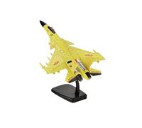 HQRTYBI Para J30 J31 Su35 Su57 F16 F18 F35 B-2A SR-71 RQ-4 J10 J15 Fighter Jet Alloy Military Model Accesorios de escritorio (rojo)
