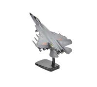 HQRTYBI Para J30 J31 Su35 Su57 F16 F18 F35 B-2A SR-71 RQ-4 J10 J15 Fighter Jet Alloy Military Model Accesorios de escritorio (gris)