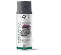 HQS - Bote de pintura con efecto piedra, 400 ml, Pulverizador (gris oscuro)