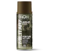 HQS - Bote de pintura mate en aerosol, 400 ml, Army camuflaje militar (Kaki Olive)