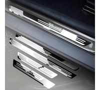 HQSDQYT 4 Piezas Protective Umbral Puerta Coche para Hyundai Kona 2 & N-Line 2023-2026, Acero Inoxidable Protector Umbral Puerta Coche Decoración para Estribos