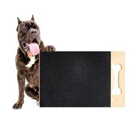 Hqunjikp Almohadilla para rascar uñas de perro, papel de lija para recortar uñas de perro, papel de lija de madera resistente al desgaste, sin caída de escombros, para un recorte grueso, cuidado de