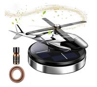 Hqunjikp Ambientador de aire para coche, energía solar, helicóptero, giratorio, fragancia de larga duración, difusor de aceite de aromaterapia solar, difusor natural, perfume de coche para hombres y