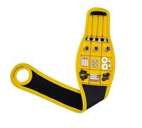 Hqunjikp Cinturón de herramientas de muñeca, muñeca de apoyo ligero con imanes fuertes, accesorio genial para mecánicos, manitas, trabajadores de la construcción, electricistas, hombres