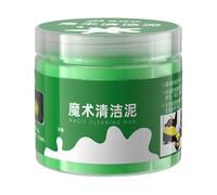 Hqunjikp Gel de limpieza para coche, multifunción, gel para computadora, hogar, reutilizable, suministros de limpieza para coche, slime para el hogar, teclado, computadora