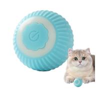 Hqunjikp Pelota rodante interactiva para gatos, juguetes automáticos para gatos activados por movimiento, bola giratoria activa segura, productos para propietarios de mascotas en interiores y
