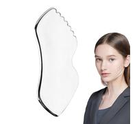 Hqunjikp Sha Herramienta de acero inoxidable | Herramienta sha resistente y segura | Herramientas de masaje manual eficaces piedras de masaje facial para rejuvenecimiento y recuperación