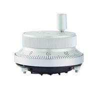 HQY odificador electrónico de volante, generador de pulsos de 100 PPR, 5 V, 12 V y 24 V, for maquinaria textil, codificador rotatorio de 80 mm y 100 mm.(12V-4-25PPR,SILVER_60MM)