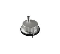 HQYCL Volante generador de pulsos 5V 60mm blanco negro 100 pulsos manual generador de pulsos volante codificador rotatorio electrónico(Black,60MM 6pin)