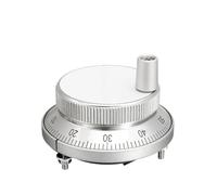 HQYCL Volante pulsador de 5 V, 60 mm, 80-100 PPR, generador de pulsos manual, codificador rotatorio electrónico de 4 y 6 pines.(Black,4PIN 5V-24V-100PPR_60MM)