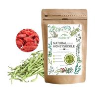 HQZMCTE Té De Hierbas Naturales - 150g / Paquete Madreselva Seca + 50g / Paquete Bayas De Goji Secas - No Aditivo