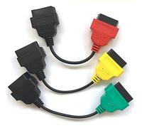 hr-tool ® Multiecuscan OBD Cable adaptador 16 pines OBDII FiatECUscan ECU, Airbag, ABS, Dirección y Motores Can