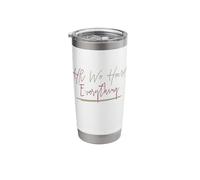 HR We Heard Everything Funny Human Resources Manager Vaso térmico de acero inoxidable de doble pared