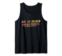 HR We Heard Everything Funny Human Resources Office Staff Camiseta sin Mangas