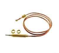 HR0001 - Sensor termopar de acero inoxidable para horno, estufa de gas, cocina, parrilla, calentador compatible con tipos de gas artificial y licuado