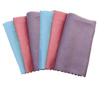 HRainbow Paños Microfibra de Cocina Bayeta Microfibra de Limpieza Multiusos para el Hogar Cocina Baño Oficina Coche Moto,Multicolor,6 Unidades,40x30 cm