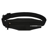 HRainbow Riñonera Deportiva Mujer Hombre,Riñonera Cinturón Running Impermeable para Movil, Riñonera per Running Correr Ciclismo Fitness Sport (Negro)