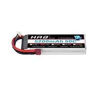 HRB 3S 11.1V 5200mAh 50C Lipo Akku mit Deans T Stecker für Slash VXL, Slash 4x4 VXL, 1/10 Rally, XO-1 Supercar, E-Maxx Brushless, E-Revo Brushless und Spartan Modelle
