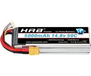 HRB 4S 14.8V 5000Mah 50C Lipo Batería con xt60 Tapones para RC Avión RC Helicóptero RC Coche RC Camión RC Barco UAV Drone FPV