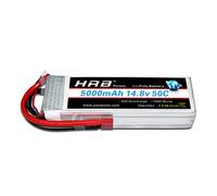HRB 5000mAh 14.8V 50C 4S Lipo batería Pack for Modelismo RC Car Heli Plane Boat Truck FPV Auto helicóptero avión Toys
