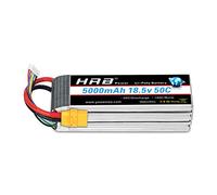 HRB RC Lipo batería 5S 18.5V 5000mAh 50-100C XT90 Conector para Mikado LOGO500 Alinear T-REX550 600 GAUI X5 Indignación 550 Hirobo SDX (XT90 Plug)