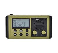 HRD907 Crank Radio 10000mAh Emergency Radio Solar Charging Lighting Mobile Portable Radio for Blackout Emergency Use B