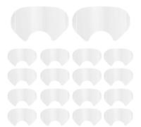 Hreyywo 50 Piezas de Cubierta Protectora de Lente Desprendible, Cubierta Protectora de Máscara Respiratoria Compatible con las Series 6885, 6000, 6700, 6800
