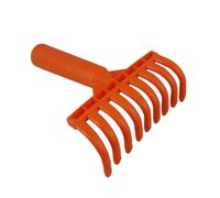 Hreyywo Cabezas de Rastrillo para Aceitunas, Rastrillo de 9 Dientes, Pala de Plástico Multiusos, Rastrillo para Recoger Aceitunas, Herramientas de Jardinería, Diámetro Interior de 2,5 cm