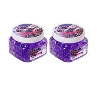 Hreyywo Paquete de 2 Perlas de Gel Eliminador de Olores, Ambientador de Perlas de Cristal de Larga DuracióN para BañOs, AutomóViles, áReas de Mascotas (Lavanda)