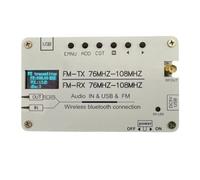 Hreyywo Transmisor FM Multifuncional Transmisor FM USB Bluetooth Radio FM 76MHZ-108MHz Recepción y Transmisión de Audio AUX