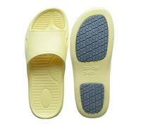 HRGKLMN Chanclas de baño para Damas y Caballeros, Zapatillas Antideslizantes para Ancianos y Embarazadas, Sandalias de Dama con Suela Extra Antideslizante, Chanclas Suaves de EVA para baño,Gelb,38 EU
