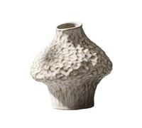 HRGKLMN Jarrones pequeños Jarrón de cerámica Hecho a Mano con Estructura Irregular, jarrón Compacto para Flores, jarrón WABI-Sabi, Accesorios para el hogar y decoración para la Mesa,B